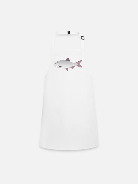 roach - Children's Apron - white - Front