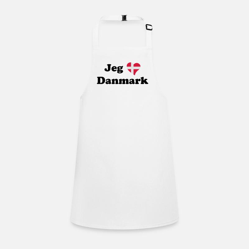Jeg elsker Danmark - J'aime le Danemark Tablier Enfant