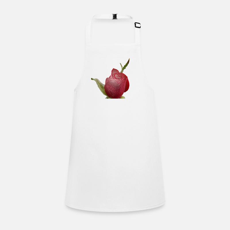 Rote Rose Schürze für Kinder