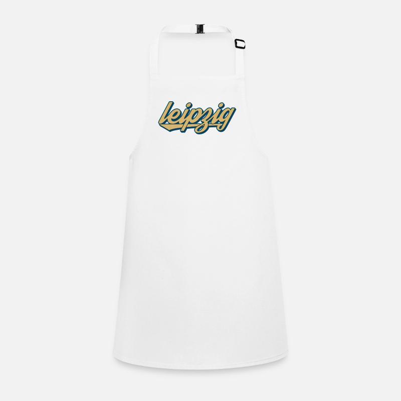 Leipzig Retro Script – Vintage City Logo Children's Apron