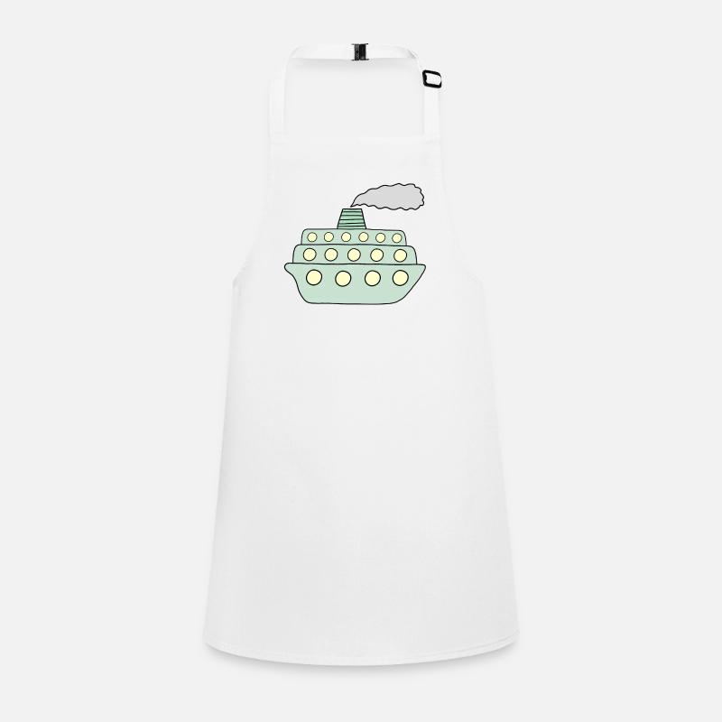 Green Ship Children's Apron