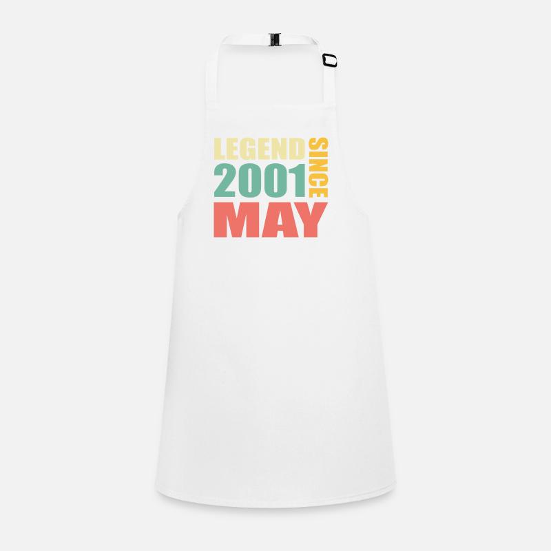 22e anniversaire Mai Né 2001 Idée cadeau Tablier Enfant