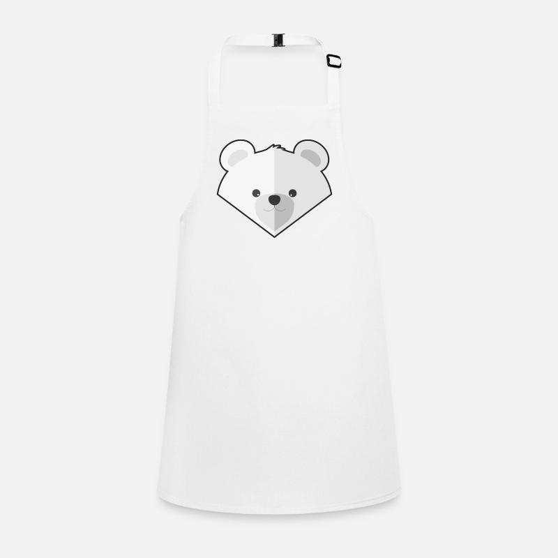 Niedlicher einfacher Eisbär Schürze für Kinder