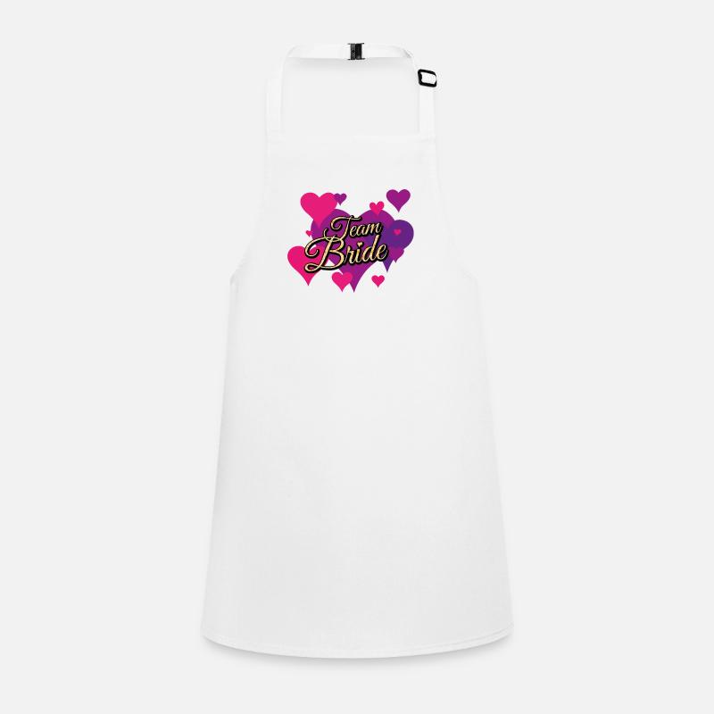 Team Bride Glitter Pattern Children's Apron