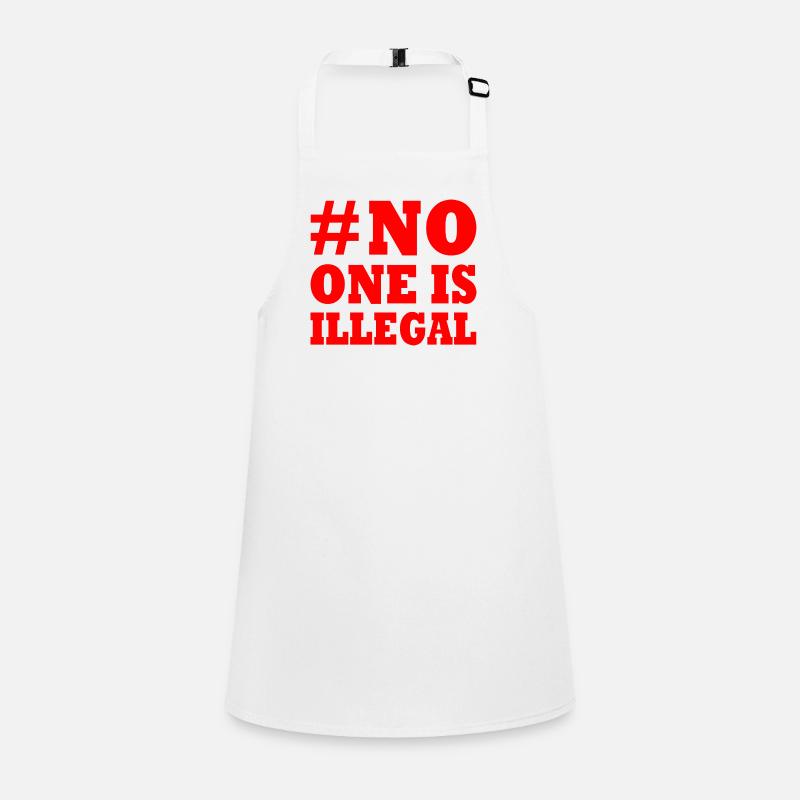 No one is illegal Children's Apron