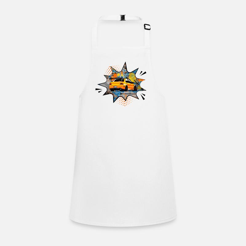 Mitsu Orange Bubble Children's Apron