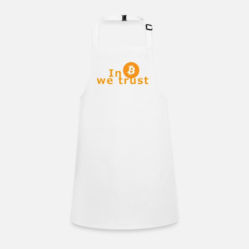 En Bitcoin we trust - Crypto Nerds Investor Exchange Tablier Enfant