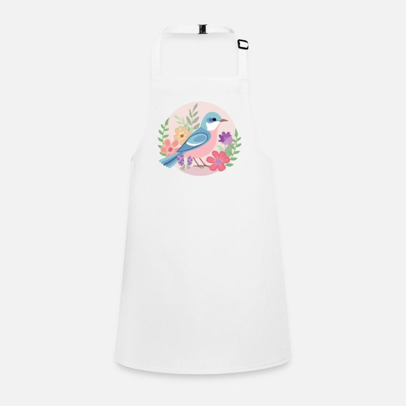 Oiseau en fleurs Tablier Enfant