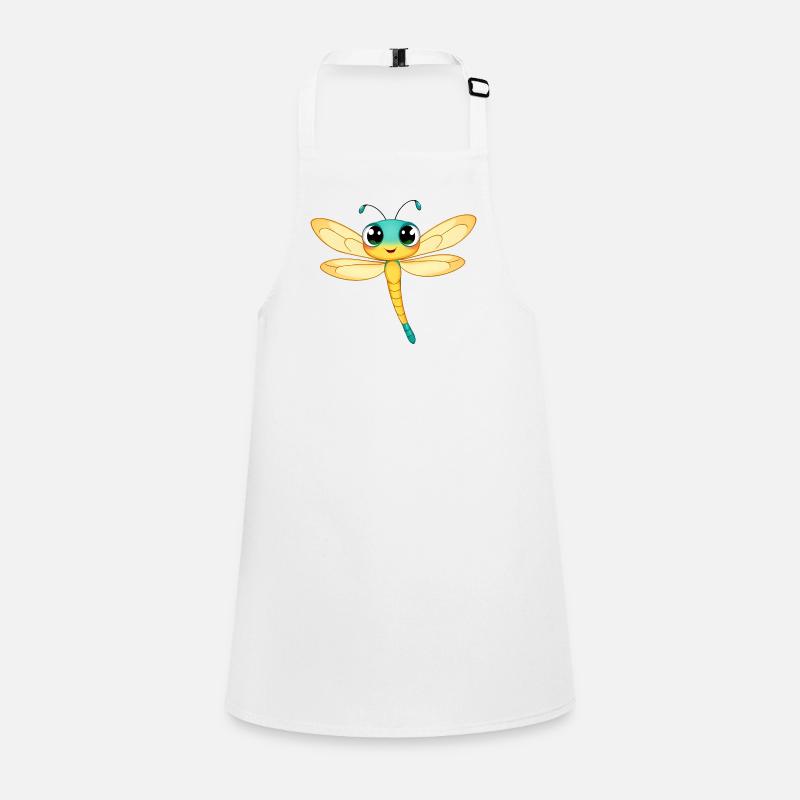Blue & Orange dragonfly Clipart Children's Apron