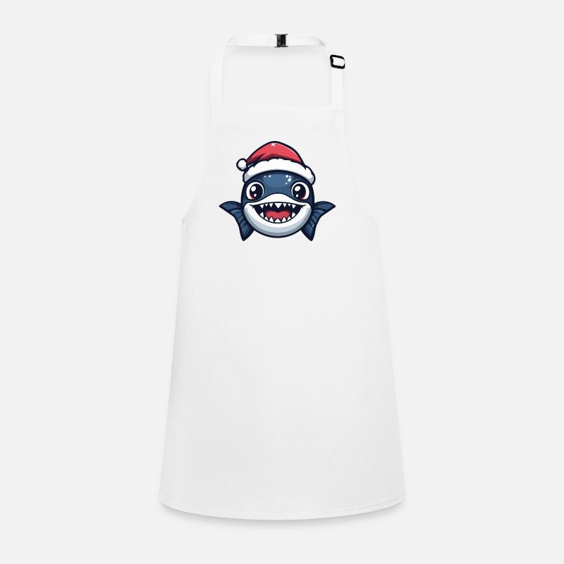 Noël de poisson piranha Tablier Enfant
