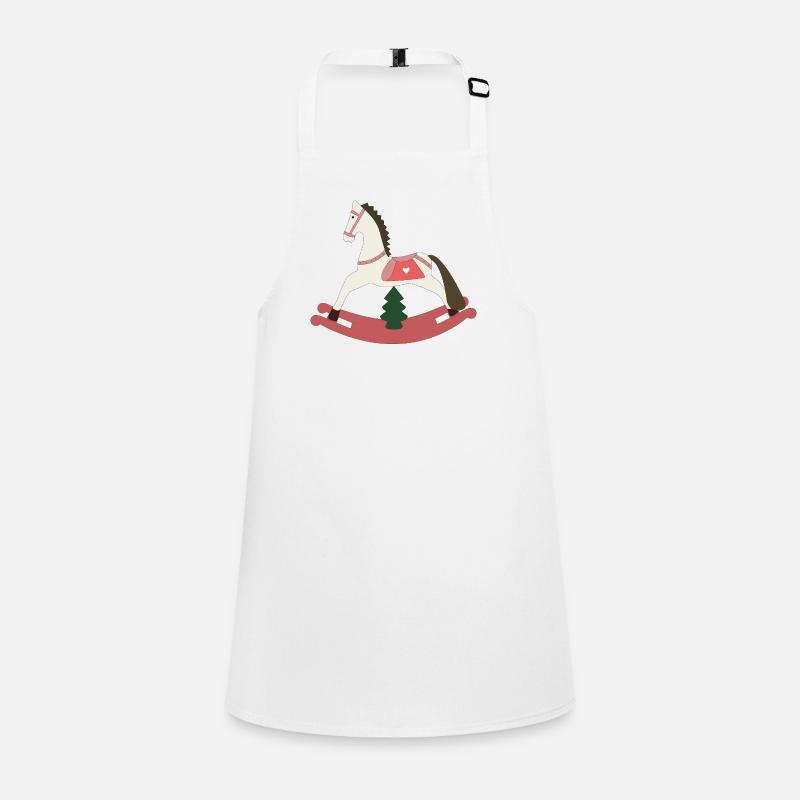 Cheval à bascule Noël Tablier Enfant