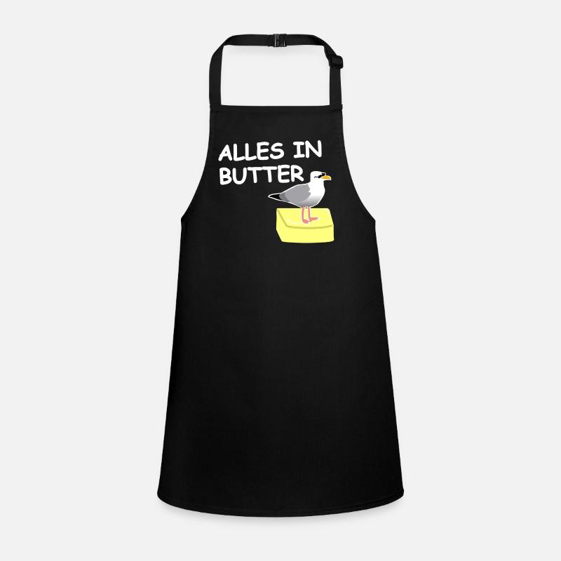 Alles in Butter Möwe Schürze für Kinder