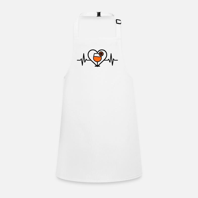 Spritz Heart Cocktail Apéritif Tablier Enfant
