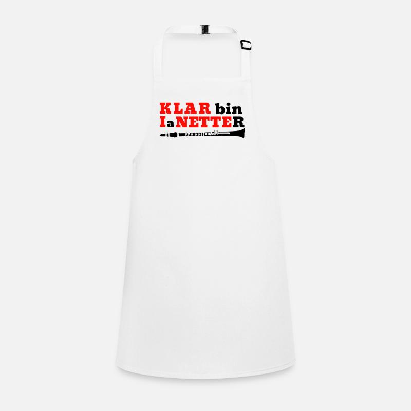 Clarinet - Klar bin I a Netter - Clarinetist Children's Apron