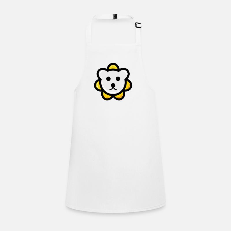 Ours - tête d’ours comme fleur Tablier Enfant