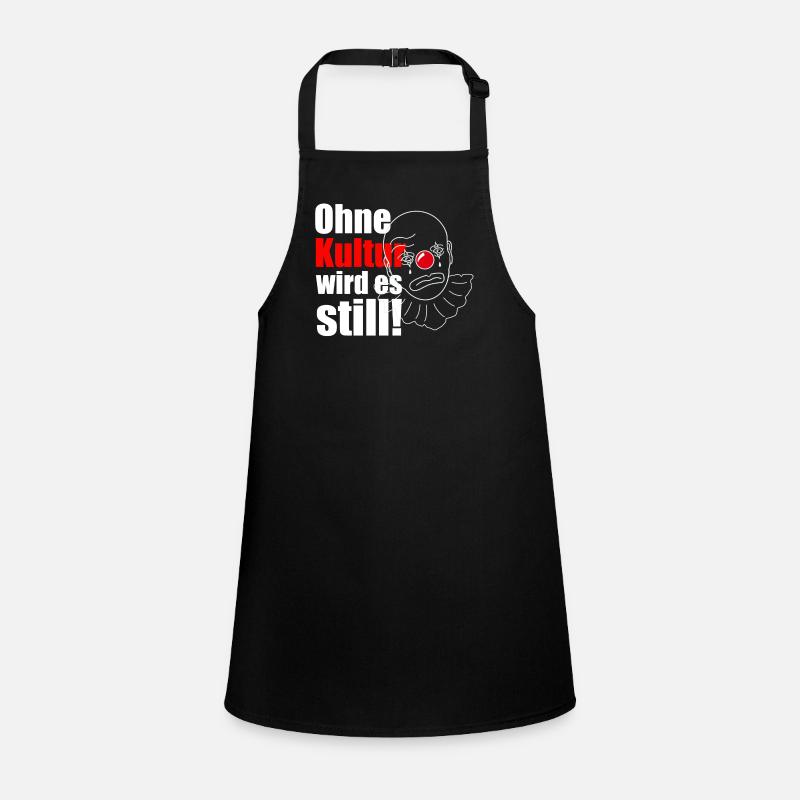 Ohne Kultur wird es still! Schürze für Kinder
