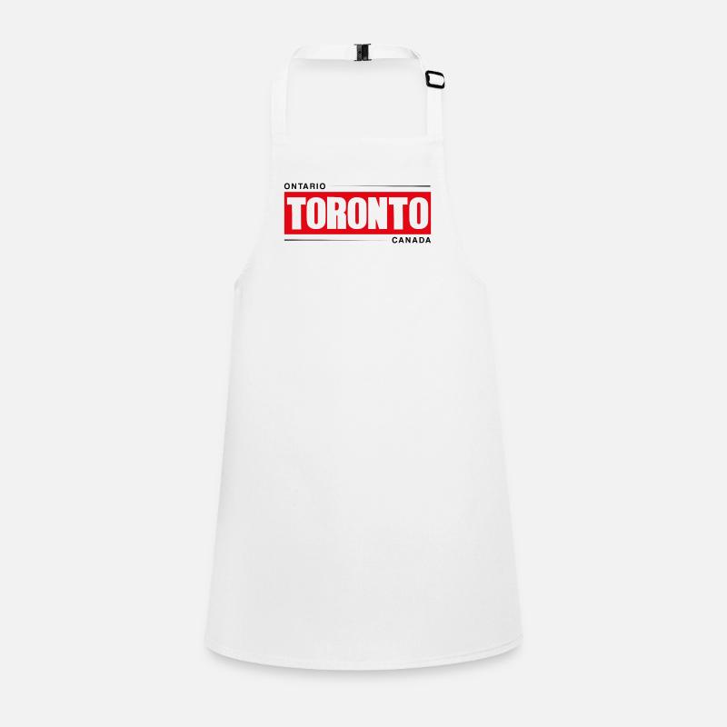 Toronto Bold Red Black Logo Tablier Enfant