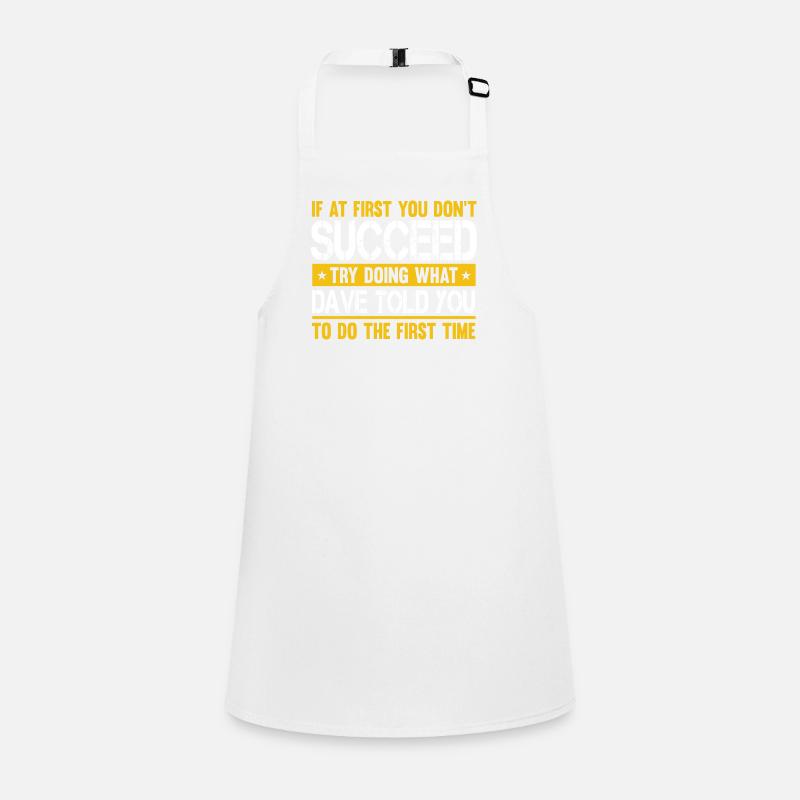 Lustiger Name Dave David Schürze für Kinder