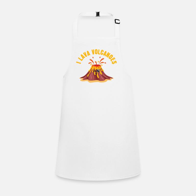 I Lava-Vulkane Schürze für Kinder