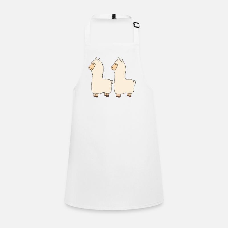 lama doppelpack Schürze für Kinder