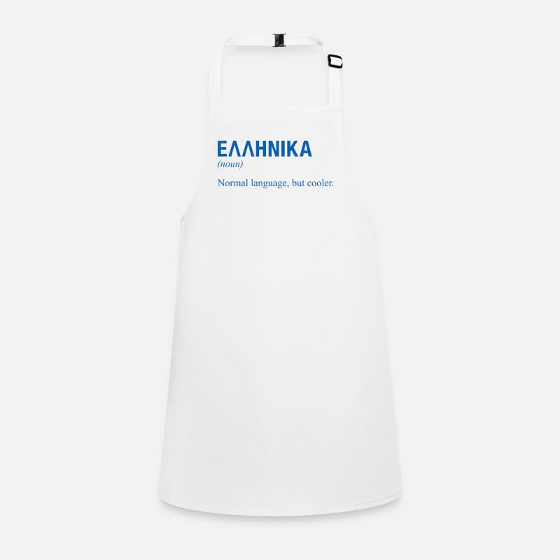 Greek language Griechisch Children's Apron