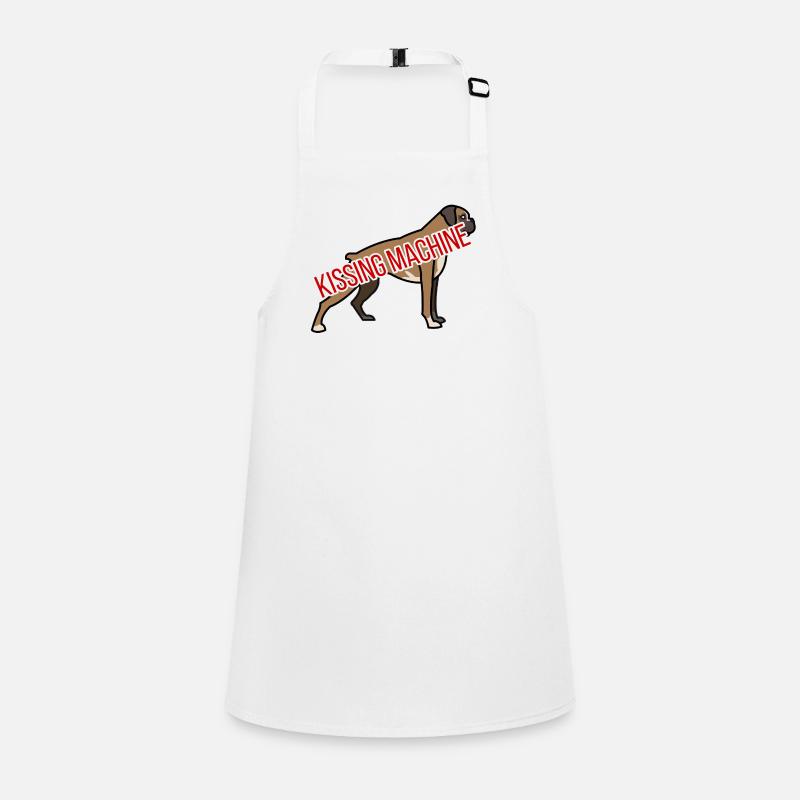 Chien / Boxer: Machine Embrasser Tablier Enfant