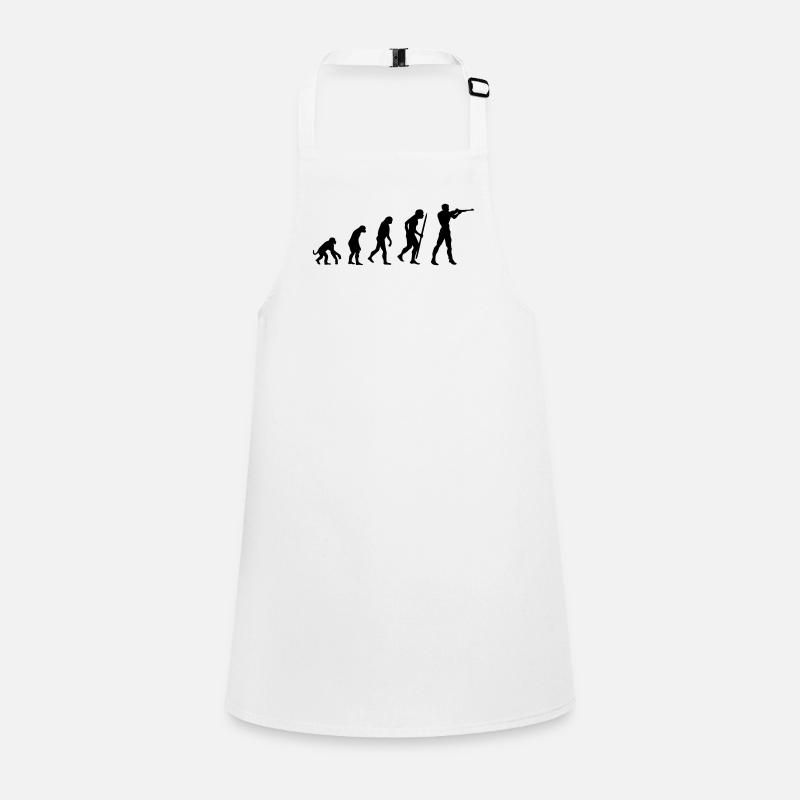 Evolution of shooting Schürze für Kinder