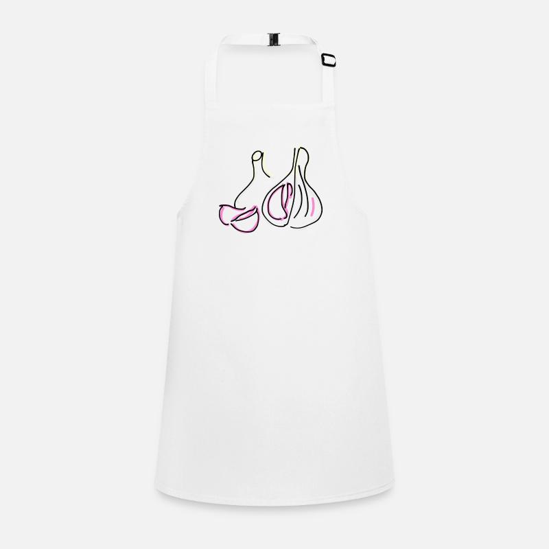 Knoblauch Schürze für Kinder