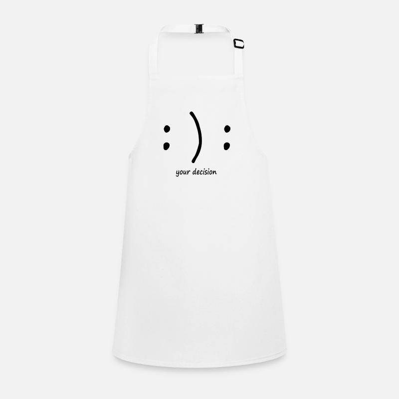 glücklich oder traurig? Emotionen Smiley Schürze für Kinder