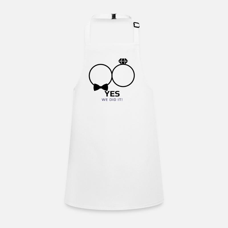 Wedding we did it Children's Apron