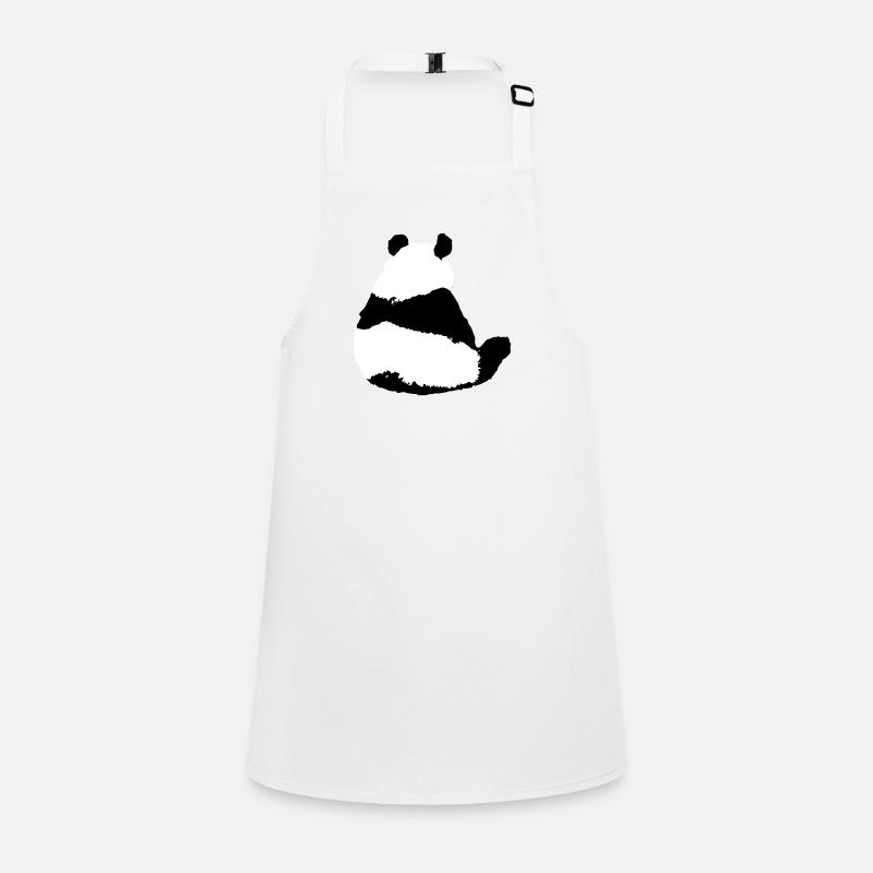 panda - Tablier Enfant - blanc