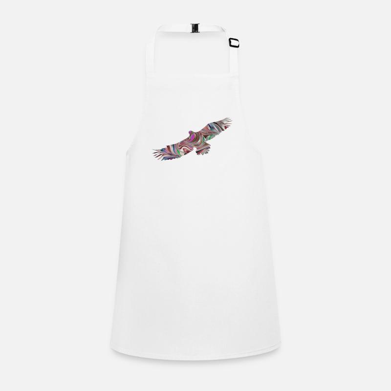 Eagle - Children's Apron - white