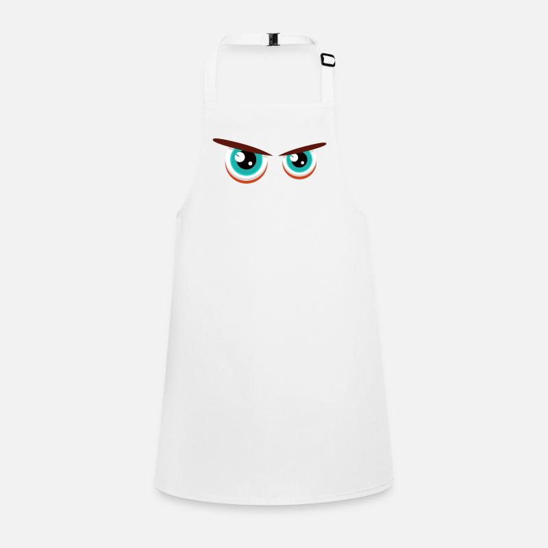 Intensive Blickblicke mit angespannter Mimik Schürze für Kinder