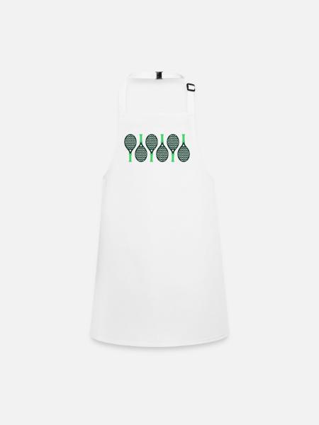 padel padeltennis paddel padel tennis padel player - Children's Apron - white - Front