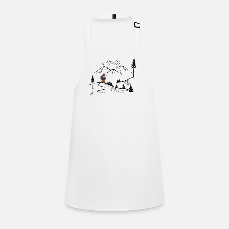 mountain hiking servus alpine summit cross Children's Apron