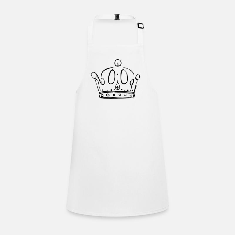 Crown King Queen Emperor Majesty Vector 2 Children's Apron