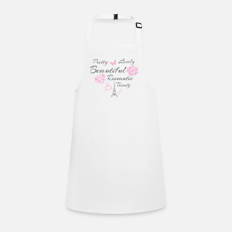 Beau design romantique Tablier Enfant
