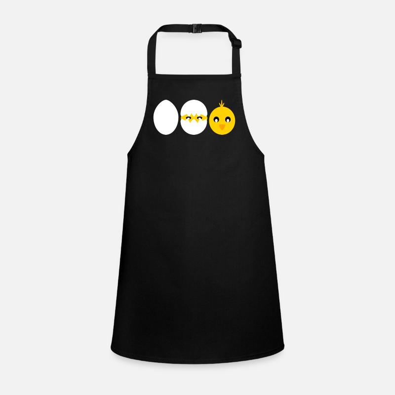 Comic hatching chick Children's Apron