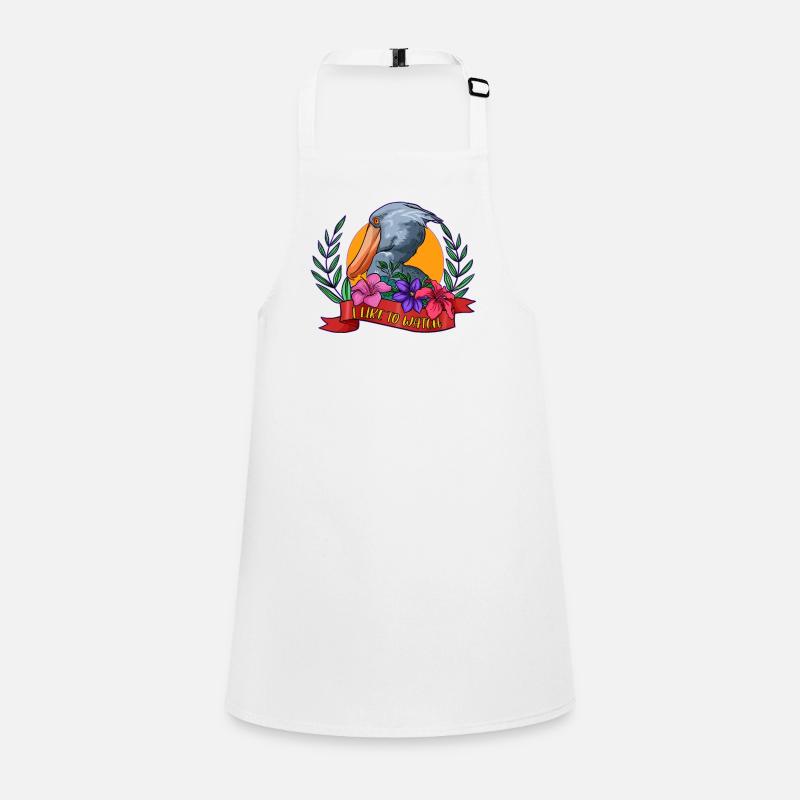 Shoebill Bird Ornithologist Forest I Gift Children's Apron