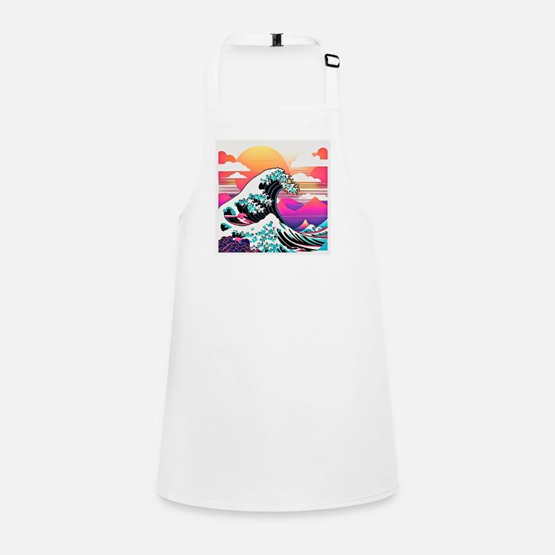 Rétro Sea Wave Tablier Enfant