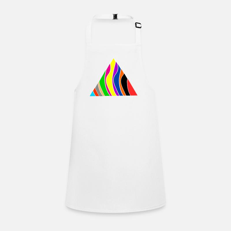 Colorful rainbow triangle Children's Apron