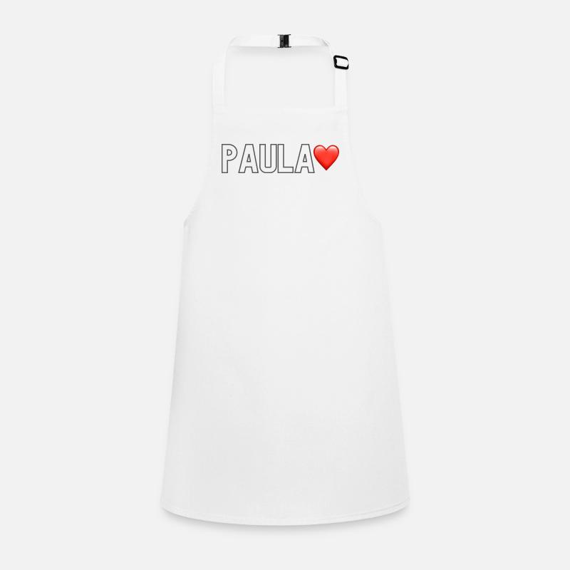 Paula Lover Name Schürze für Kinder