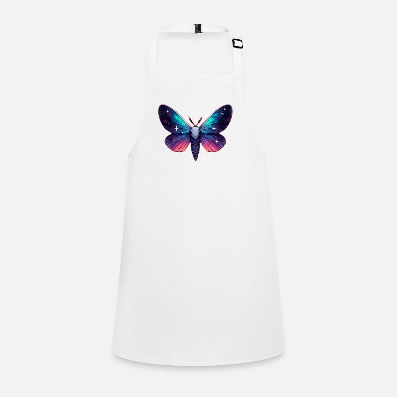 Galaxy Moth - Cosmic Space Themed Fantasy Children's Apron