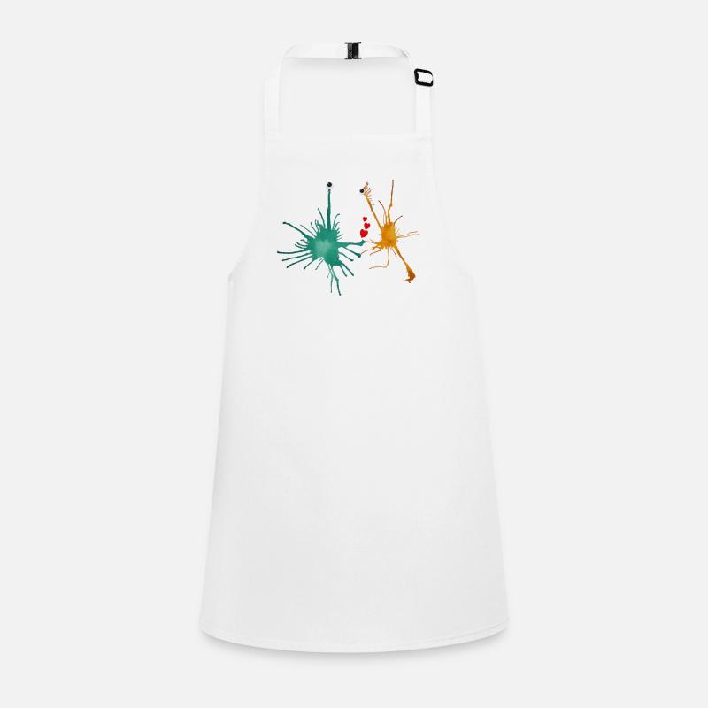 MonstRumm's Friends No.3 - Children's Apron - white