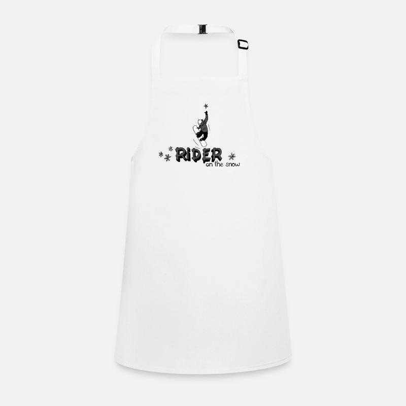 snowboard on the snow Tablier Enfant