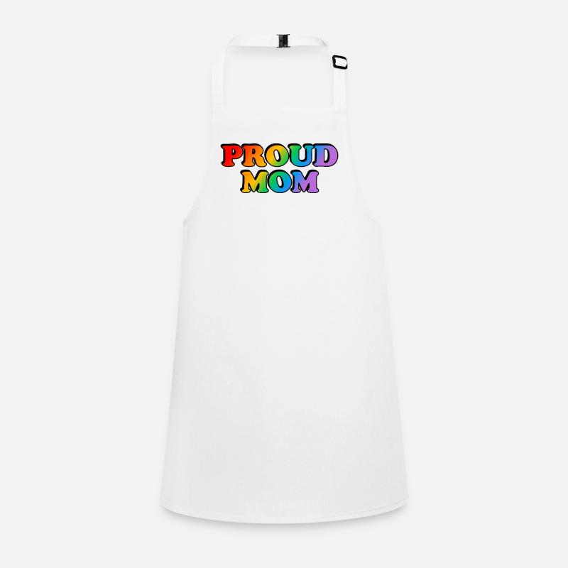 Stolze Mutter LGBTQ Regenbogen LGBT Pride Monat Schürze für Kinder