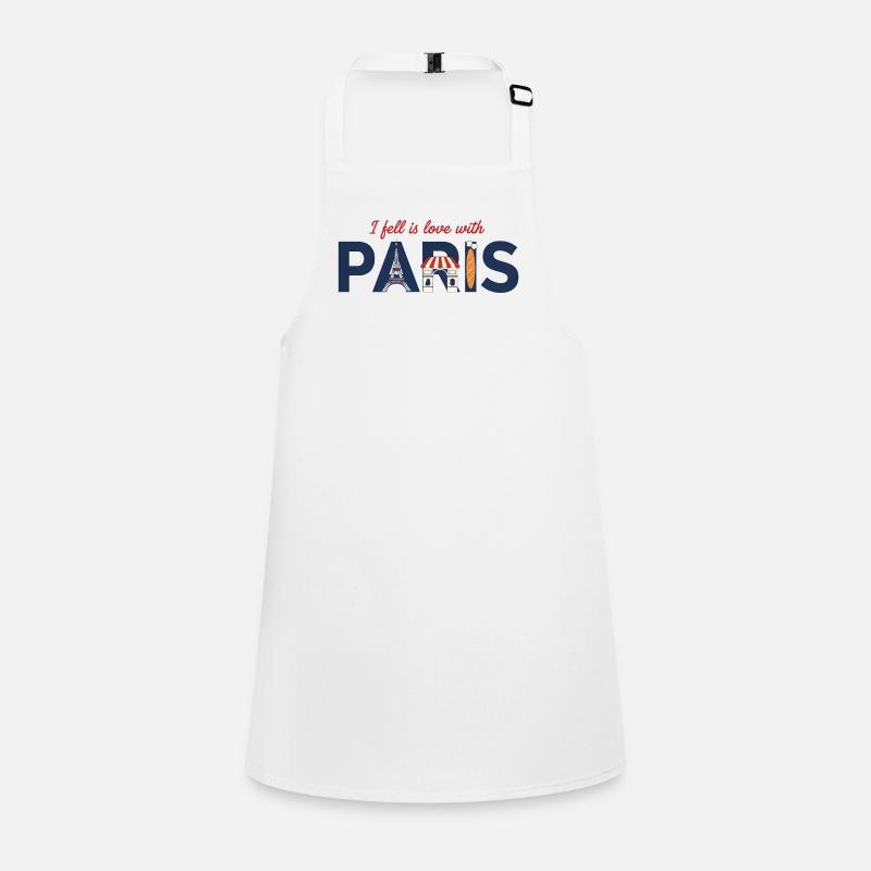 Paris Love – Tour Eiffel & Design de baguettes Tablier Enfant
