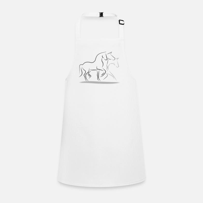 Trio cheval Tablier Enfant