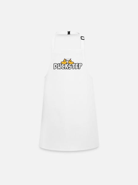 Duckstep (Dubstep) - Tablier Enfant - blanc - Devant