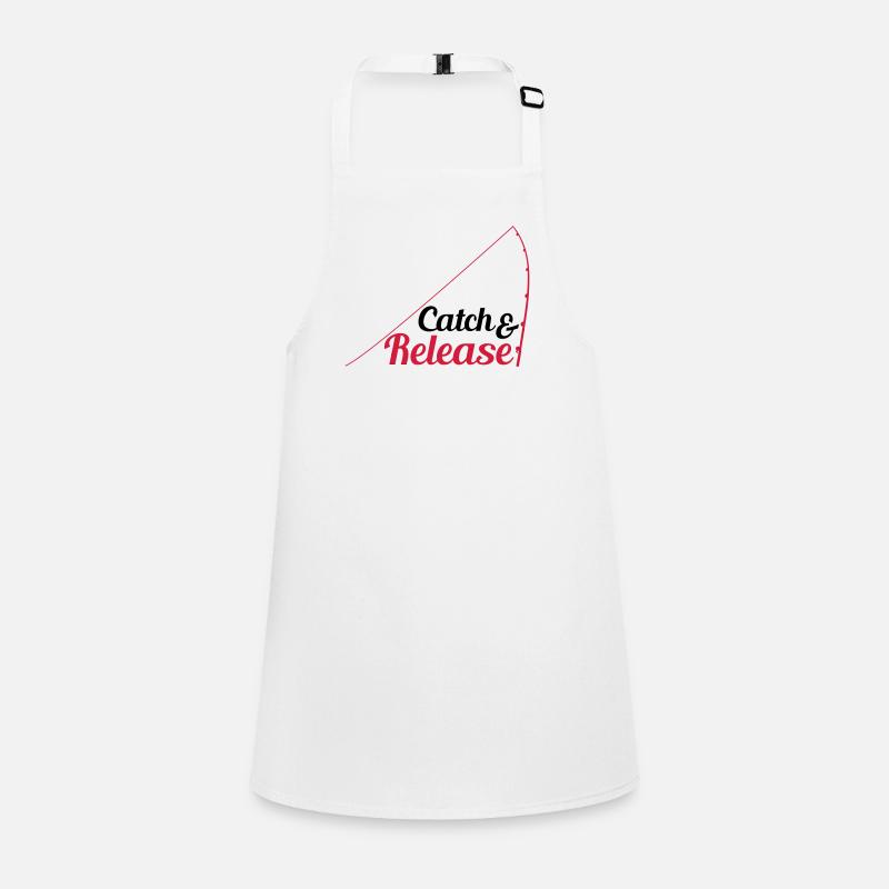 throw back release catch and release angler Children's Apron
